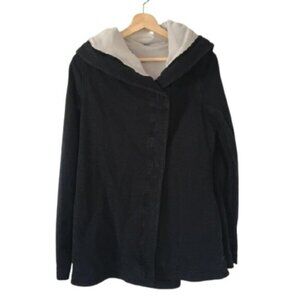 Lululemon Awareness Wrap Hoodie Black‎ Sweater Size 4